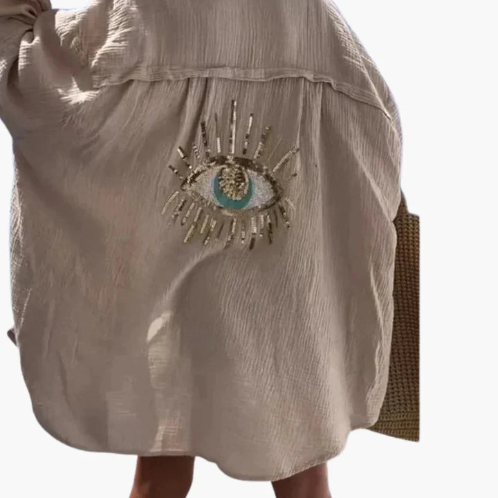 Übergroßes Button Down Hemd für Damen