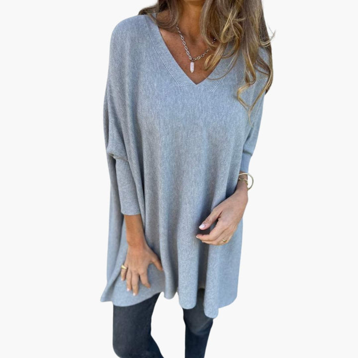 Marie | Bequemer Strickpullover mit V-Ausschnitt