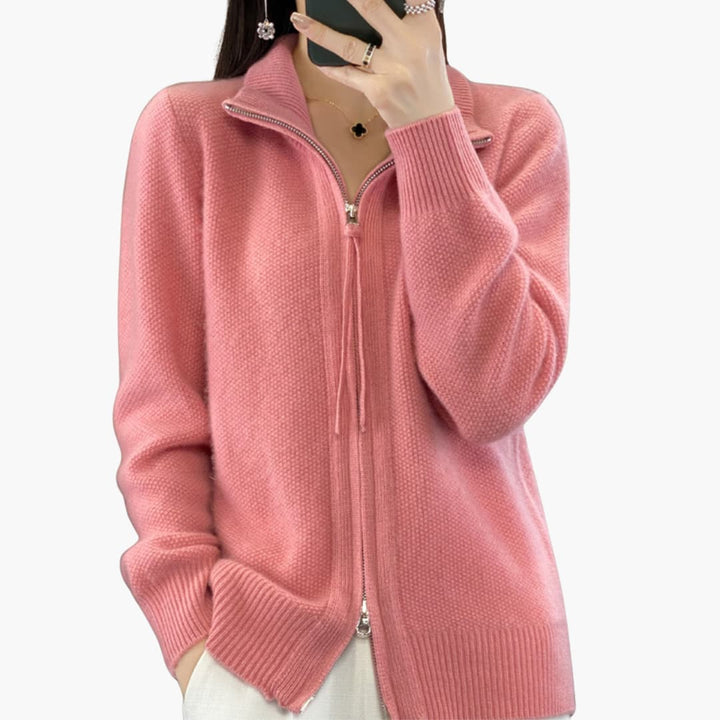 Luisa | Strickjacke mit Reißverschluss