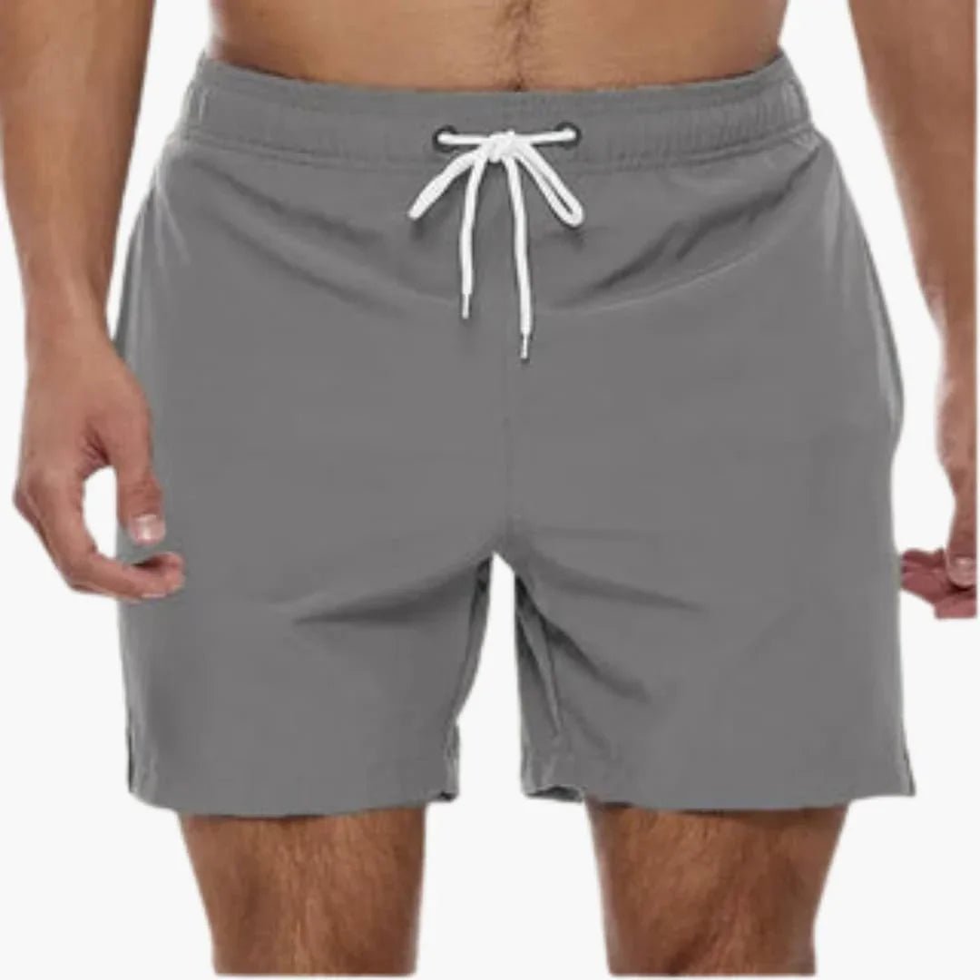 Strand Badeshorts mit Elastikbund für Herren