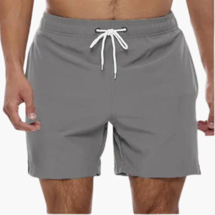 Strand Badeshorts mit Elastikbund für Herren