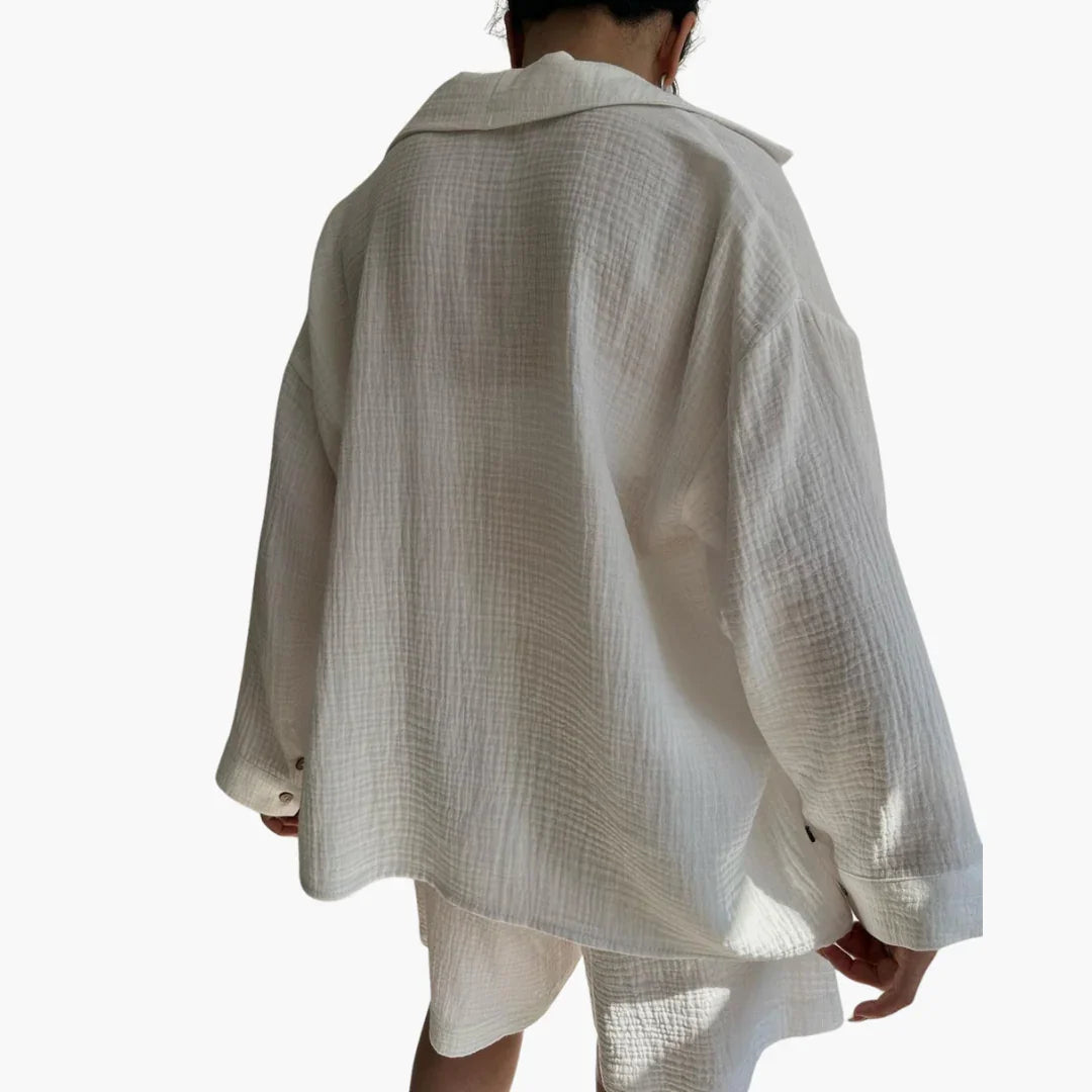 Zweiteiliges Lounge Set mit Shorts für Damen