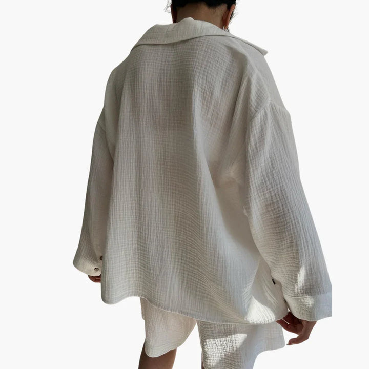 Zweiteiliges Lounge Set mit Shorts für Damen