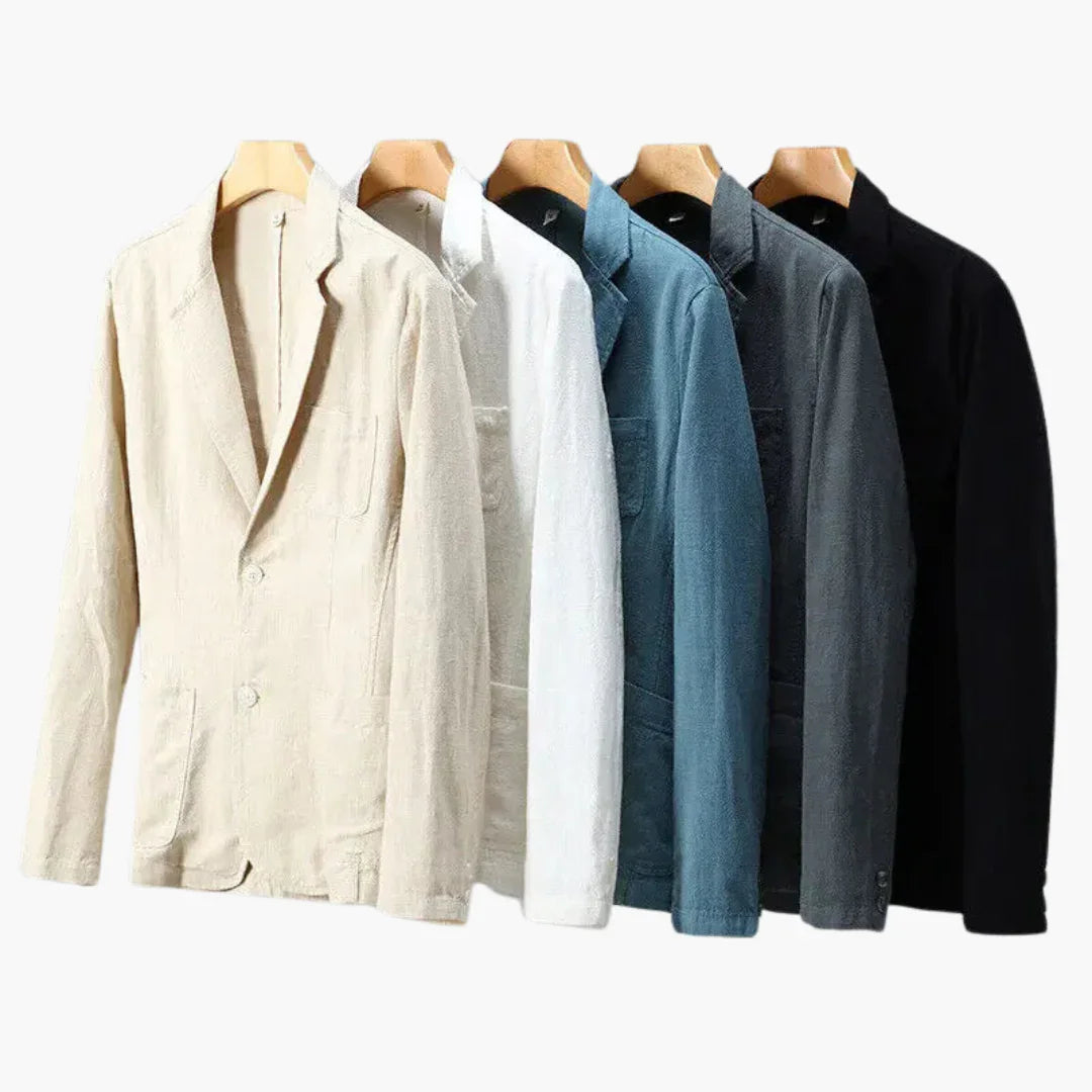 Einreihiger Slim Fit Blazer für Herren