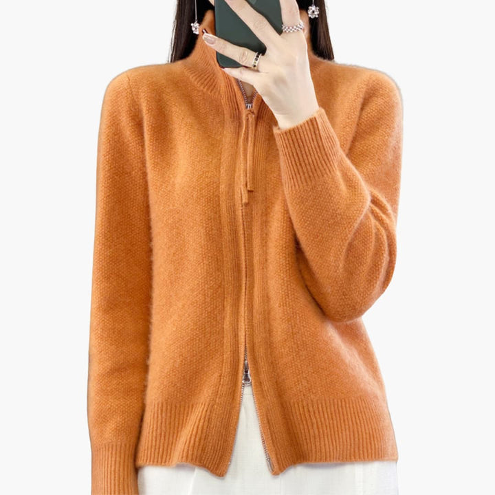 Luisa | Strickjacke mit Reißverschluss