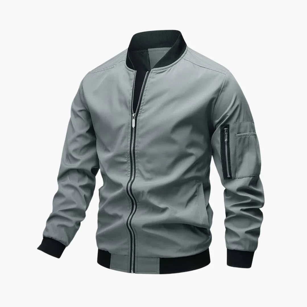 Zip Bomberjacke mit Taschen für Herren