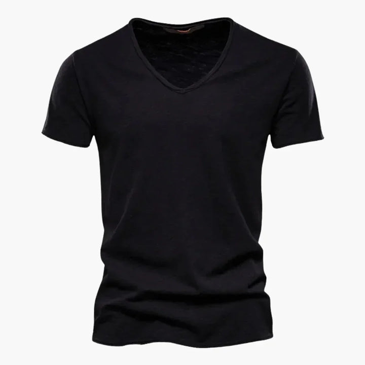 V-Ausschnitt Slim Fit T-Shirt für Herren