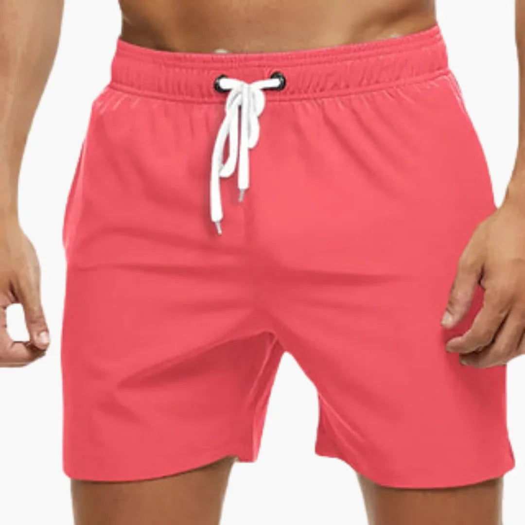 Strand Badeshorts mit Elastikbund für Herren