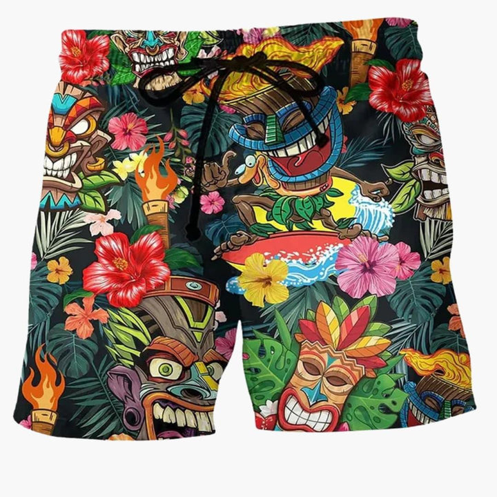 Verstellbare Bade-Shorts für Herren