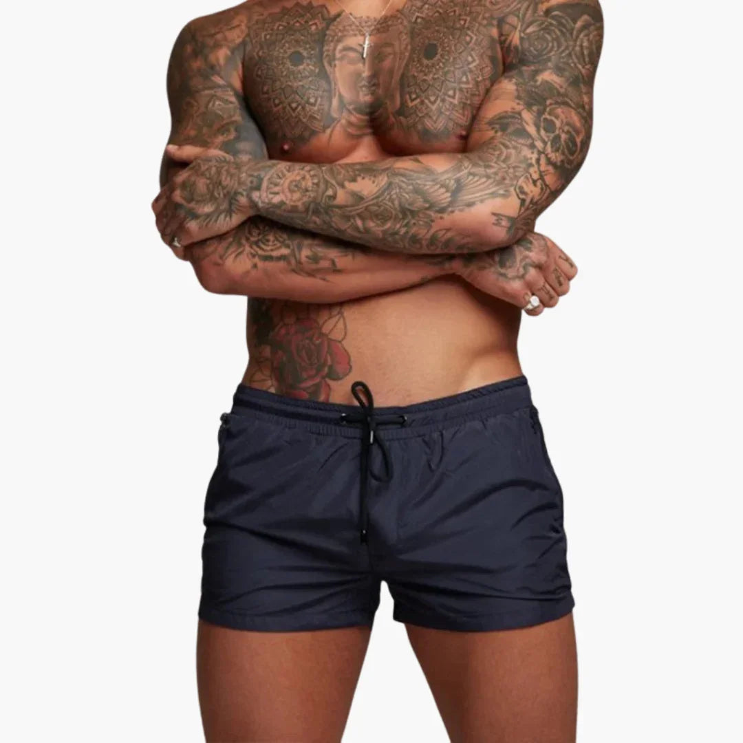 Kurze Schnelltrocknende Stretchshorts für Herren