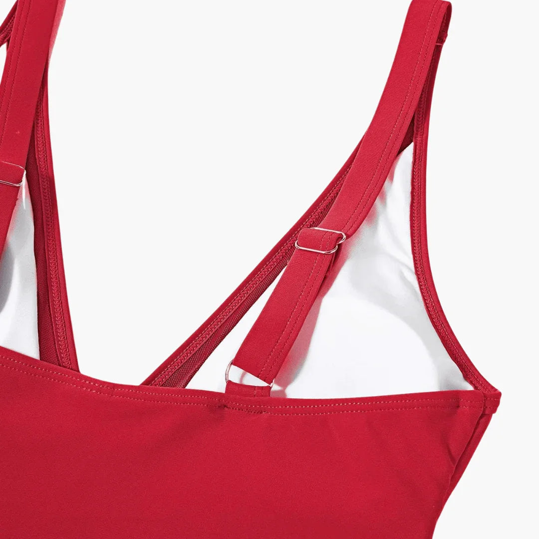 Mesh-Detail Badeanzug für Damen