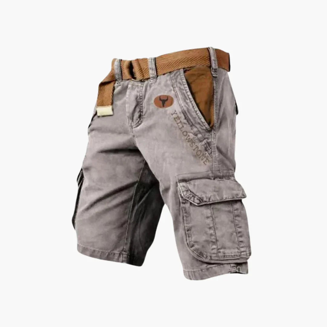 Verstellbarer-Gürtel Cargo Shorts für Herren