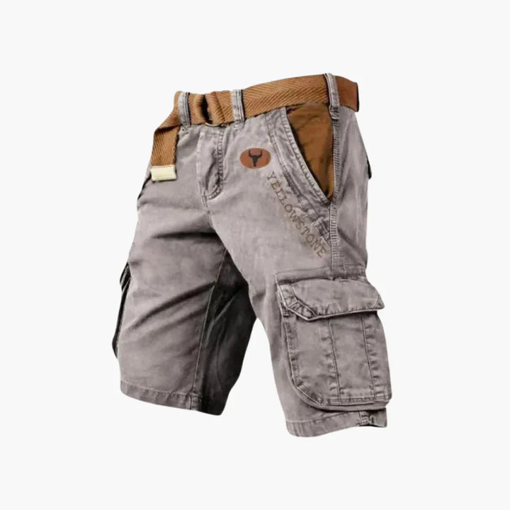 Verstellbarer-Gürtel Cargo Shorts für Herren