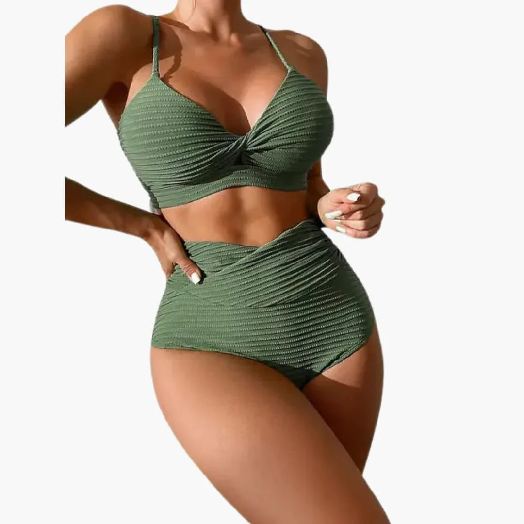 Leopardenmuster Bikini-Set für Damen