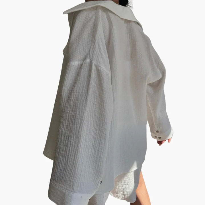 Zweiteiliges Lounge Set mit Shorts für Damen