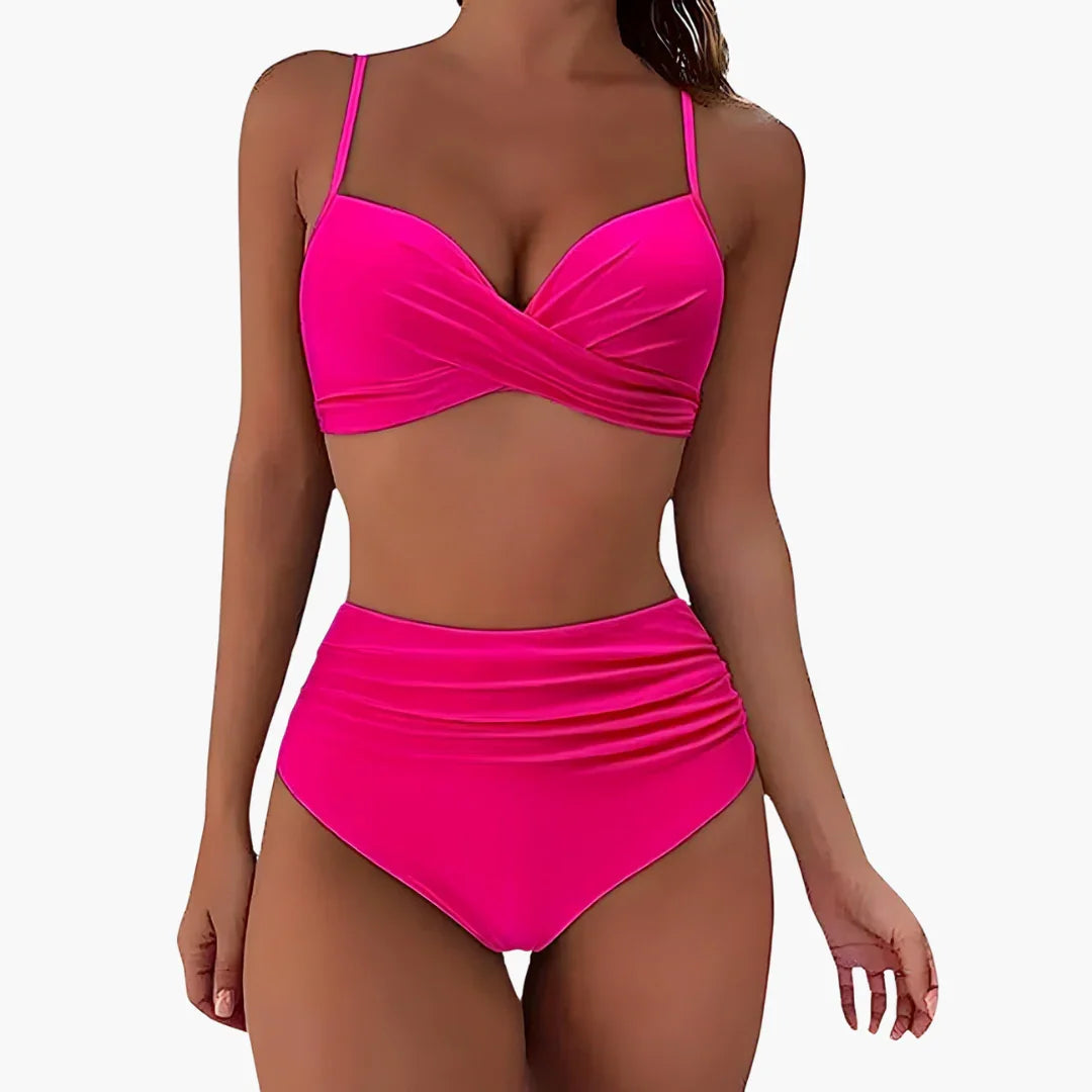 Hochtailliertes Bikini Set für Damen