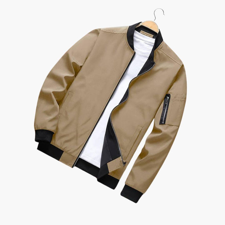 Zip Bomberjacke mit Taschen für Herren
