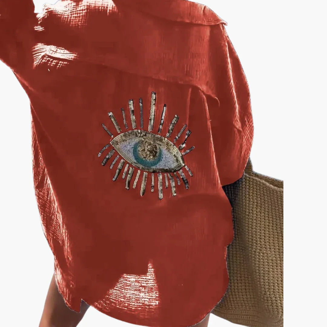Übergroßes Button Down Hemd für Damen