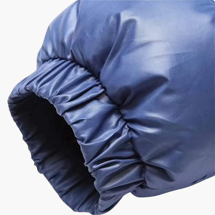 Herren-Daunenjacke mit Glanzeffekt