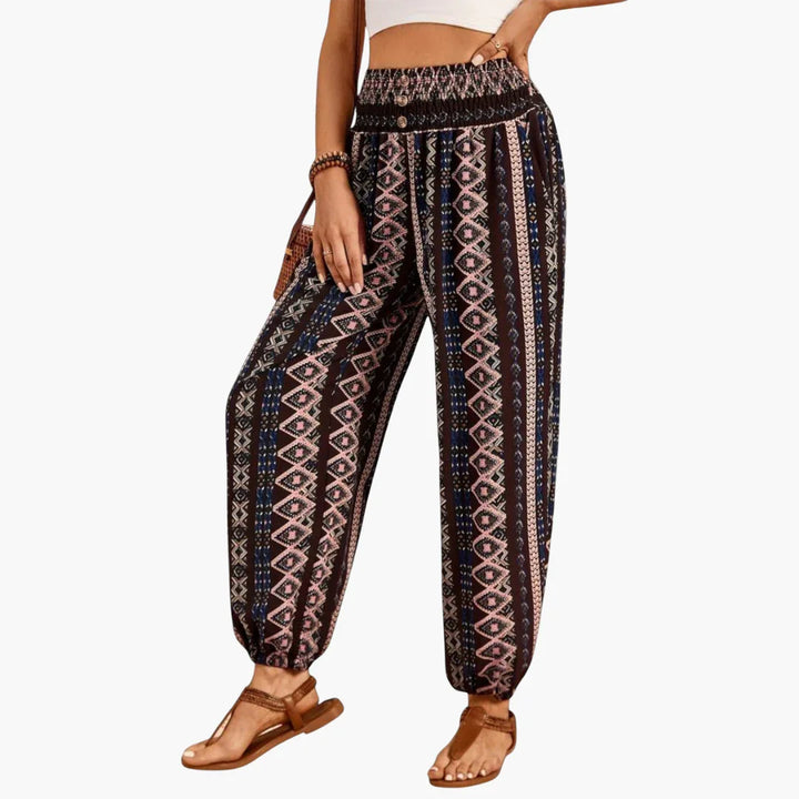 Ethno Muster Hose für Damen