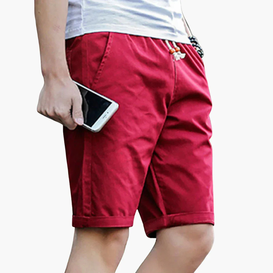 Knielange Shorts mit Kordelzug für Herren