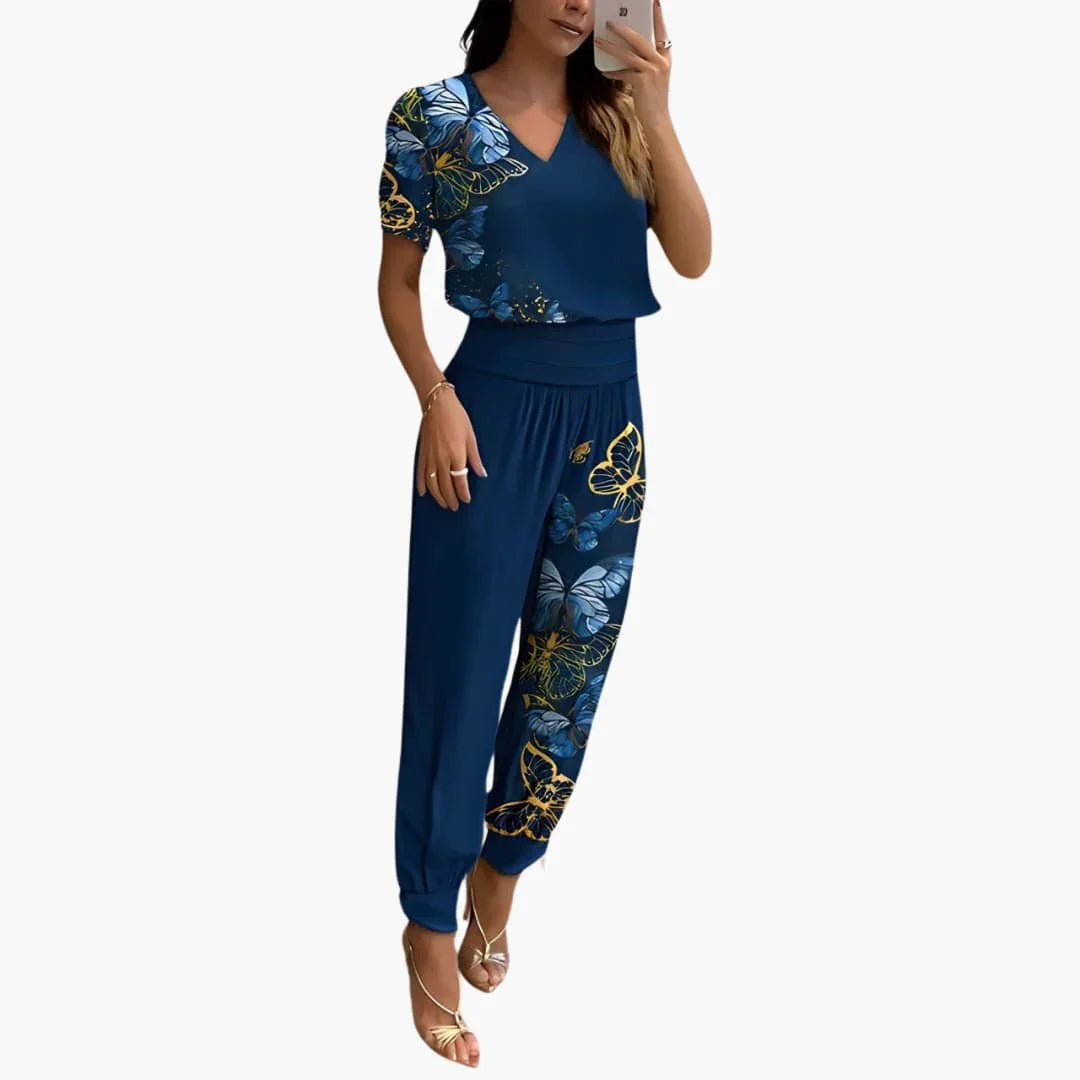 Blusen Hosen Set für Damen