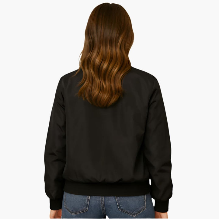 Damen Bomberjacke mit Rippbund