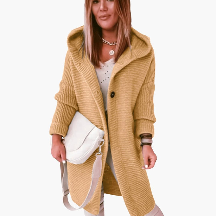 Damen Cardigan mit Kapuze