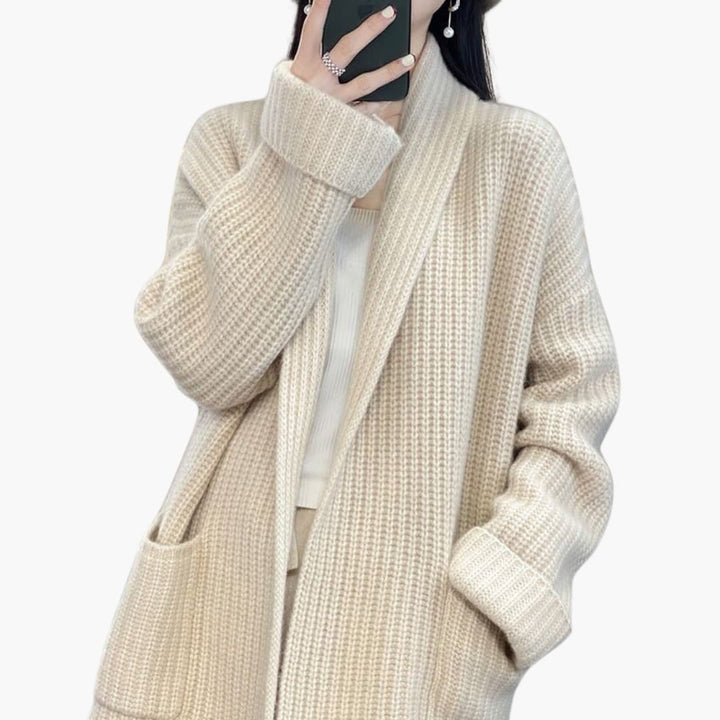 Damen Cardigan mit Seitentaschen