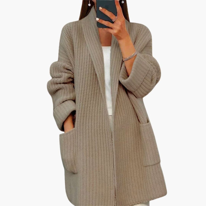 Damen Cardigan mit Seitentaschen