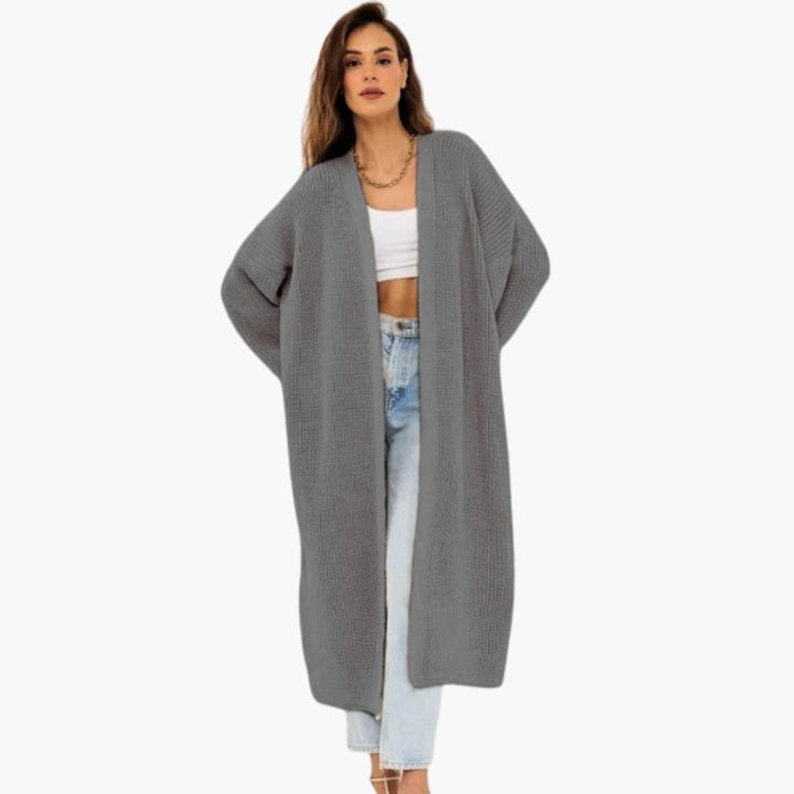 Damen Cardigan mit offenem Frontdesign