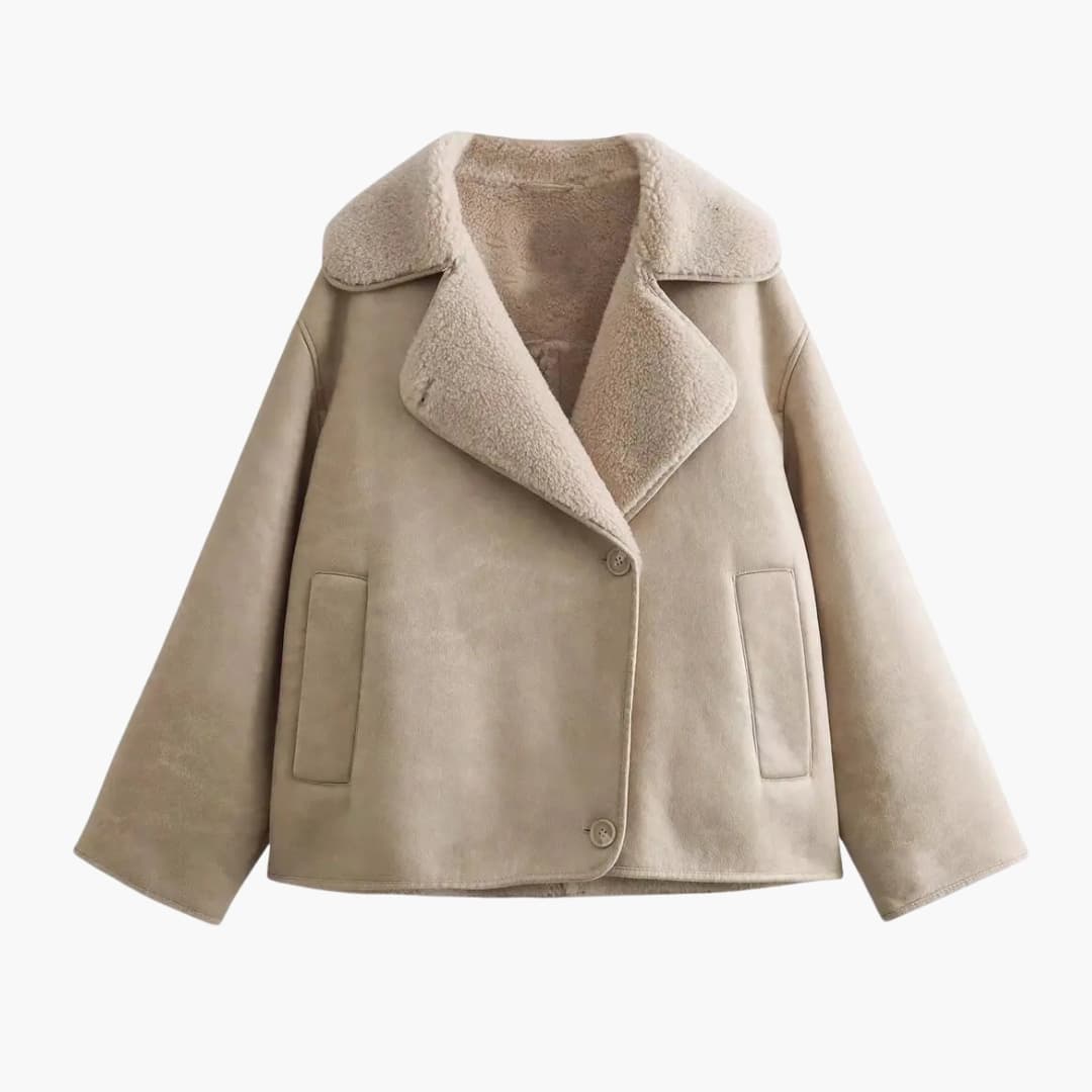 Damen Fleecejacke mit Reißverschluss und langen Ärmeln