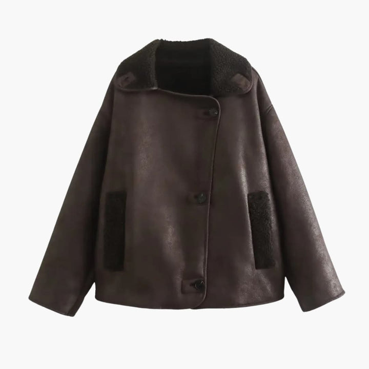 Damen Fleecejacke mit Reißverschluss und langen Ärmeln