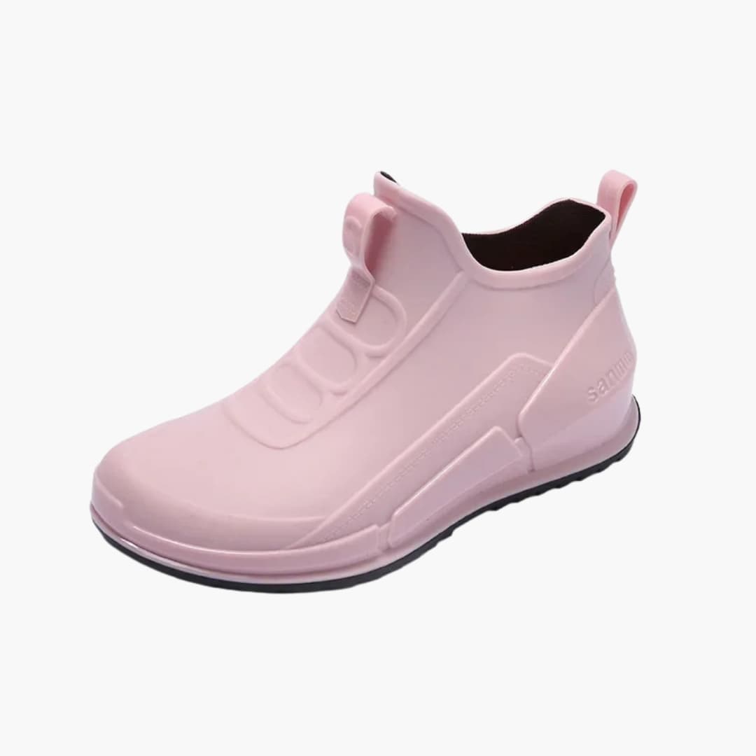 Damen Gummistiefel zum Hineinschlüpfen mit Profilsohle