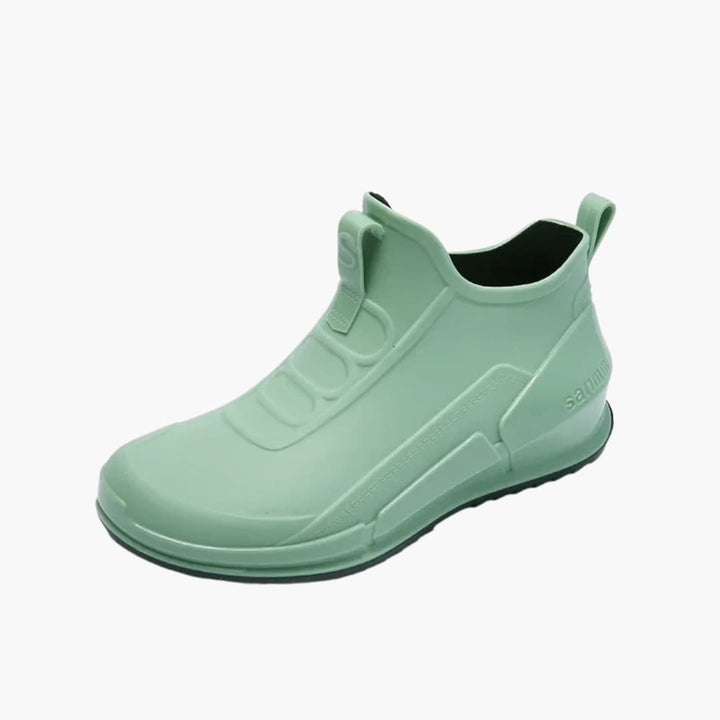 Damen Gummistiefel zum Hineinschlüpfen mit Profilsohle