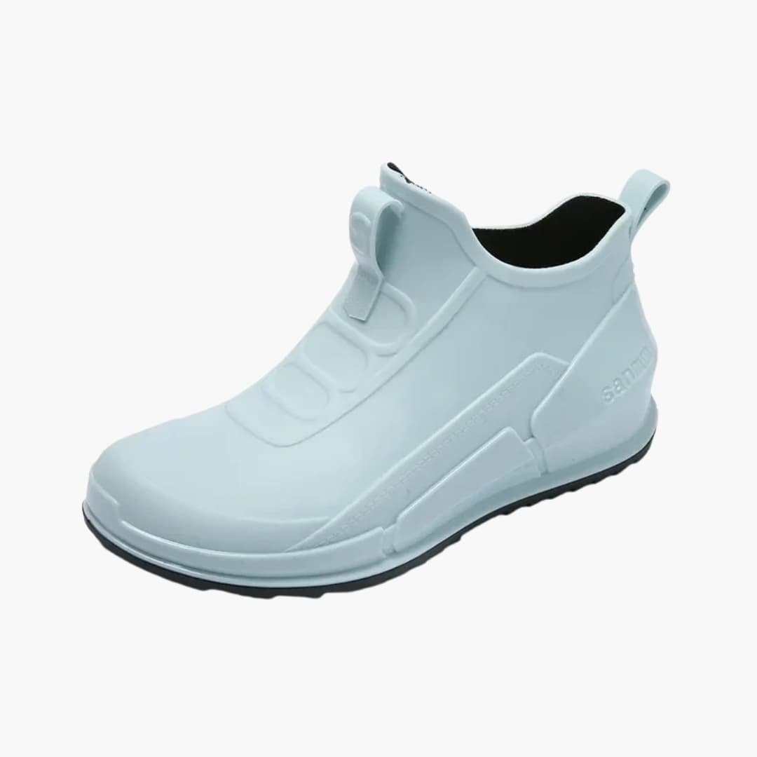 Damen Gummistiefel zum Hineinschlüpfen mit Profilsohle
