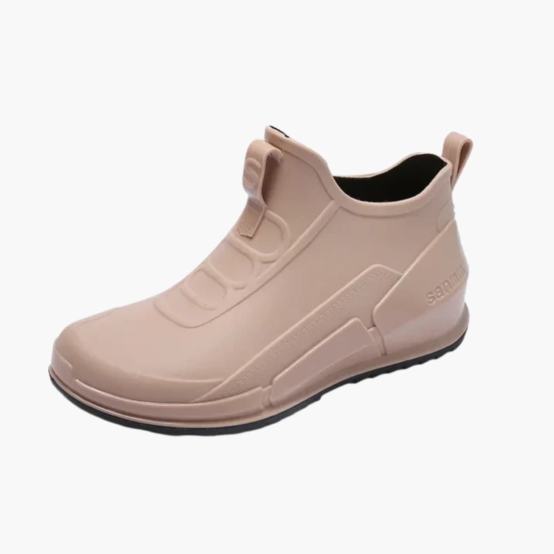 Damen Gummistiefel zum Hineinschlüpfen mit Profilsohle