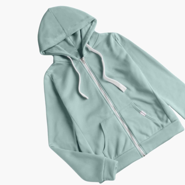 Damen Hoodie mit Kängurutasche