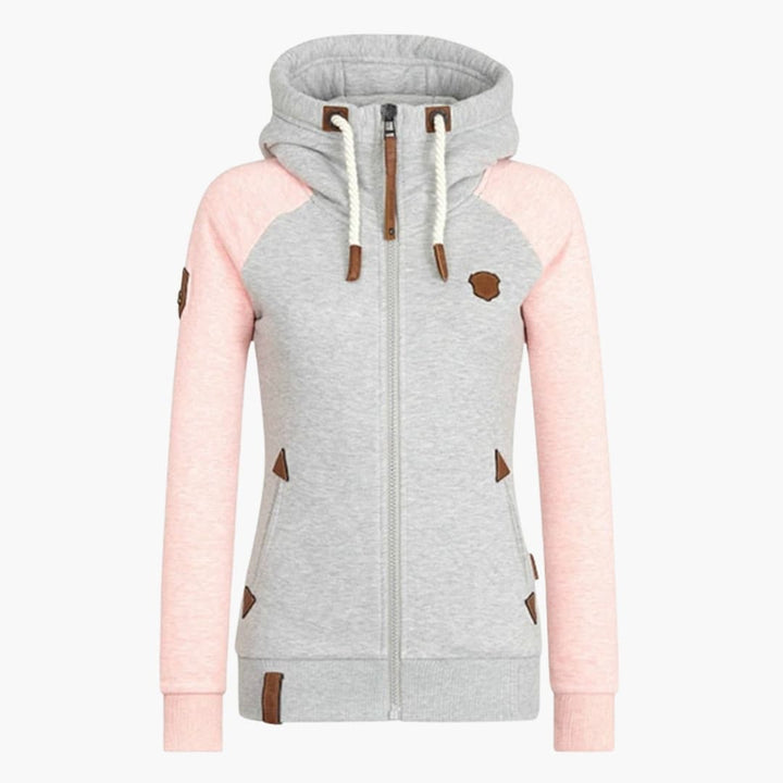Damen Hoodie mit Kordelzug Kapuze