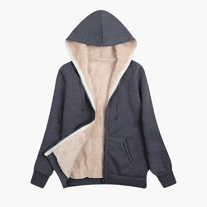 Damen Kapuzenjacke mit Reißverschluss