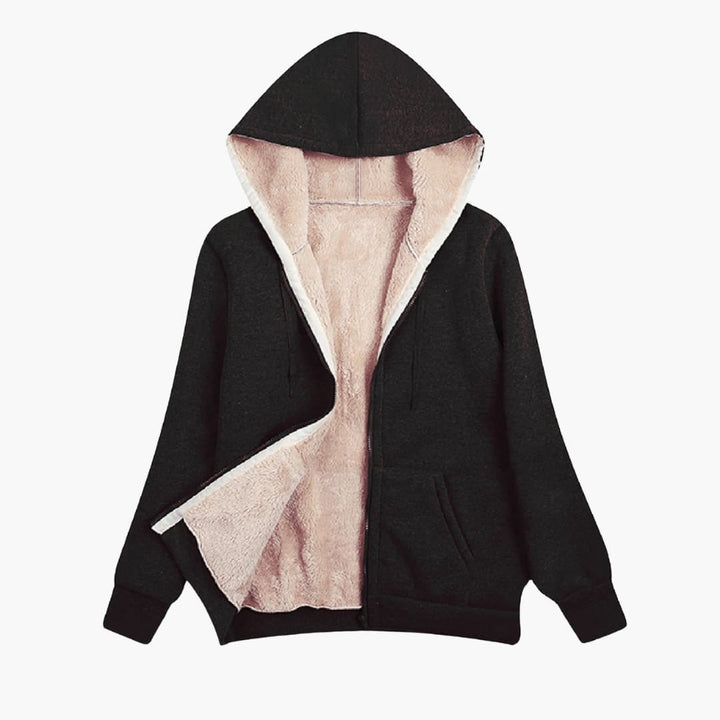 Damen Kapuzenjacke mit Reißverschluss