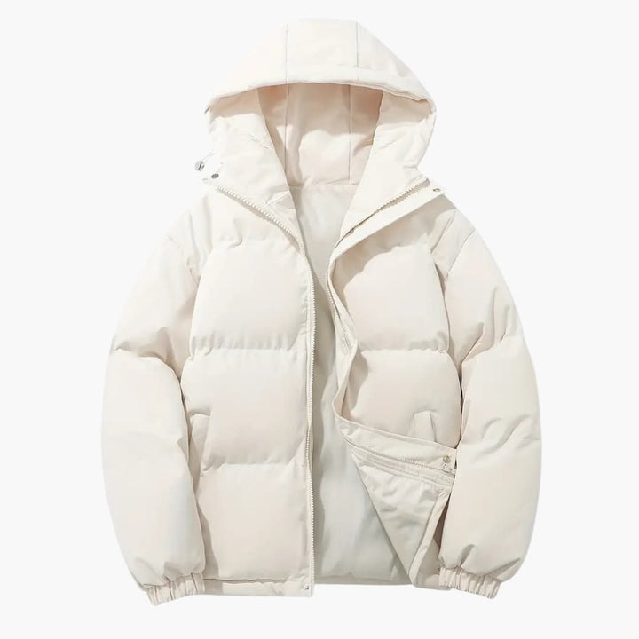 Damen Kapuzenjacke mit Reißverschluss und langen Ärmeln