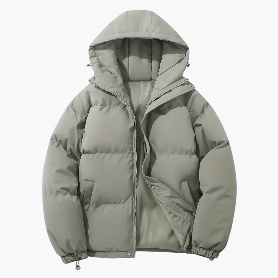 Damen Kapuzenjacke mit Reißverschluss und langen Ärmeln