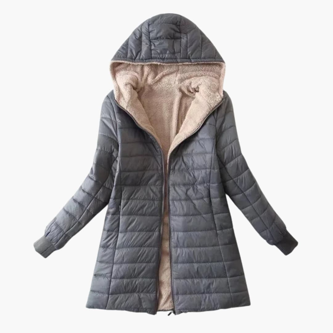 Damen Kapuzenjacke mit Steppoberfläche