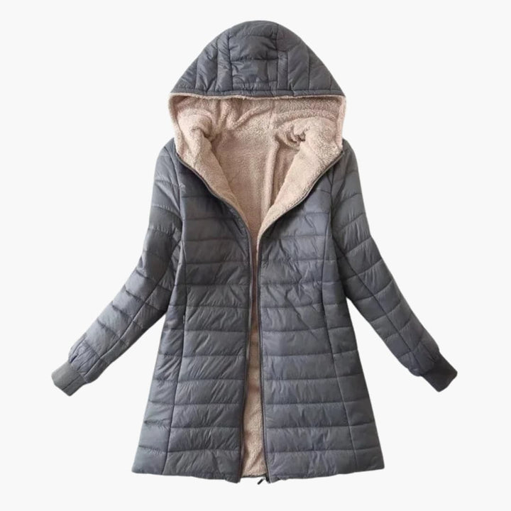 Damen Kapuzenjacke mit Steppoberfläche