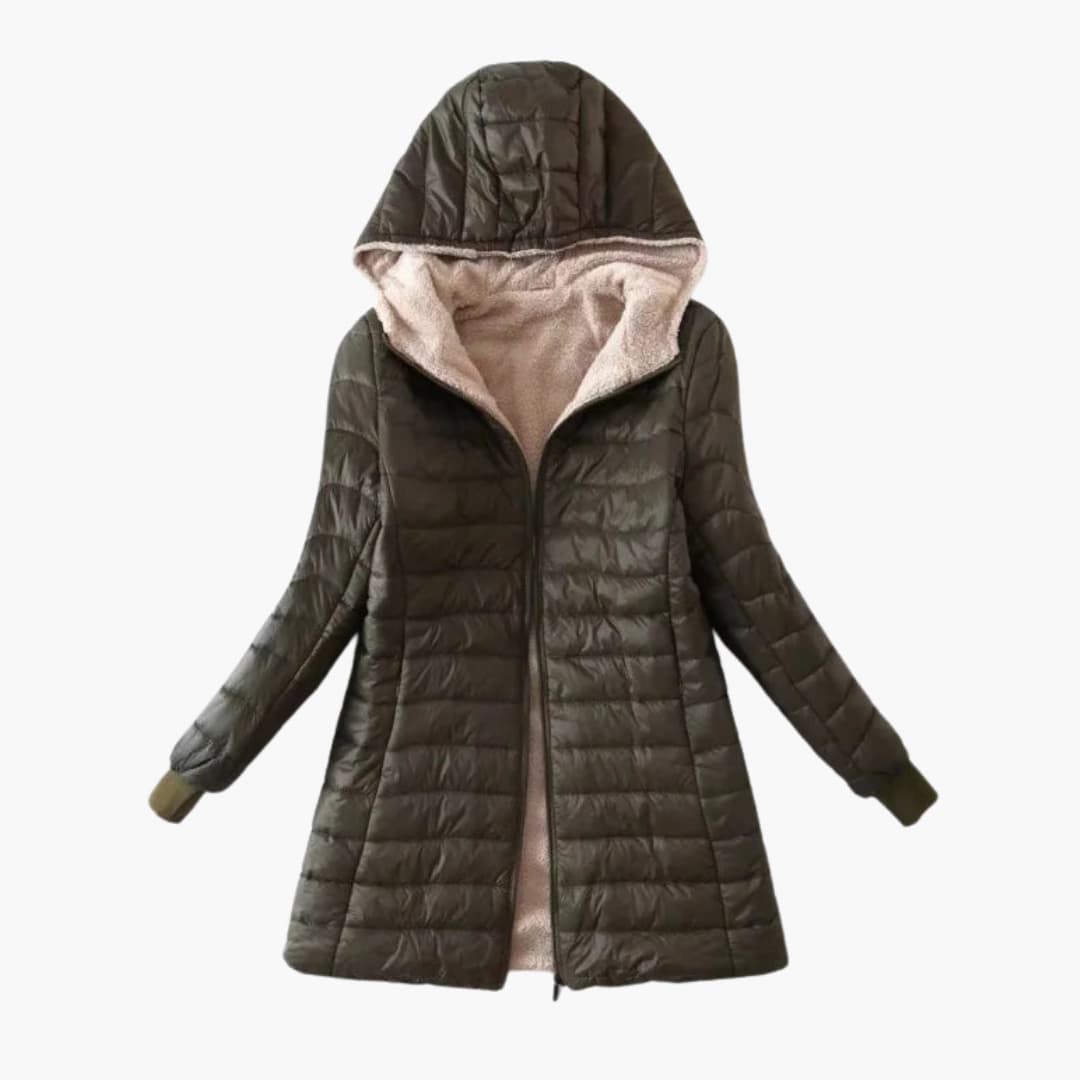 Damen Kapuzenjacke mit Steppoberfläche
