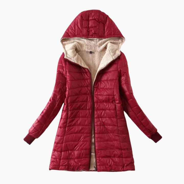 Damen Kapuzenjacke mit Steppoberfläche