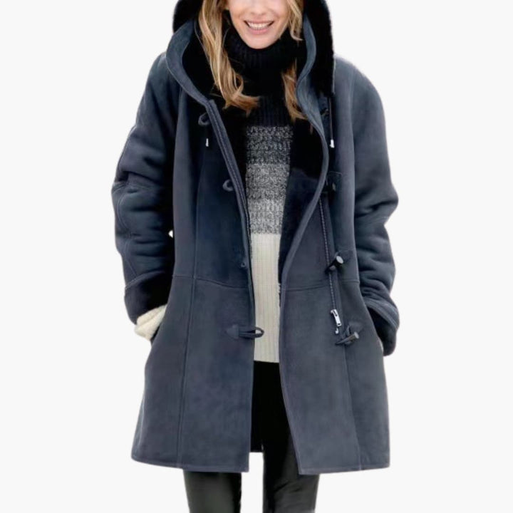 Damen Kapuzenjacke mit langen Ärmeln