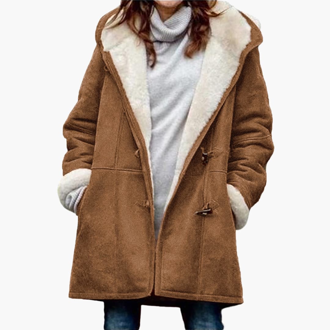 Damen Kapuzenjacke mit langen Ärmeln
