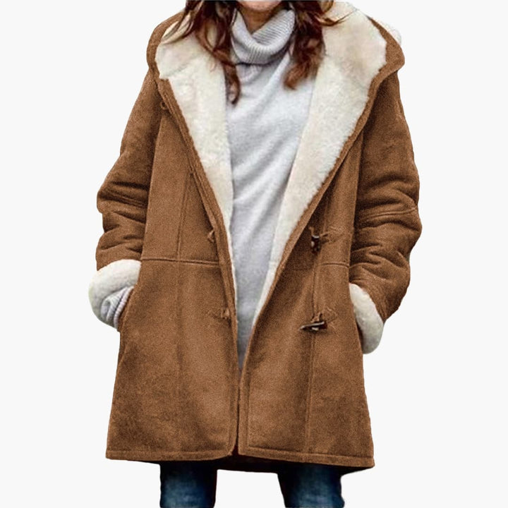 Damen Kapuzenjacke mit langen Ärmeln